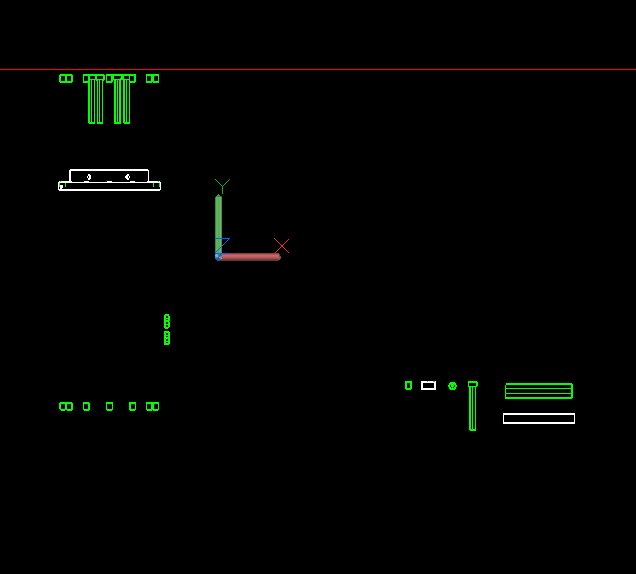 AutoCAD screen highlighting the bearing cup bottom layer