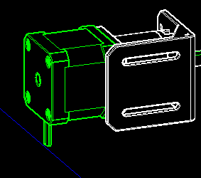 Mounting BG6 J4 motor to the bracket