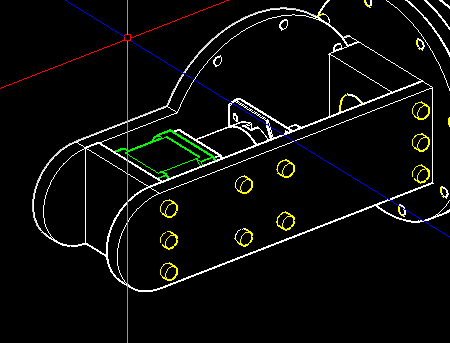 Complete structural assembly of BG6 robot arm J4 joint sections