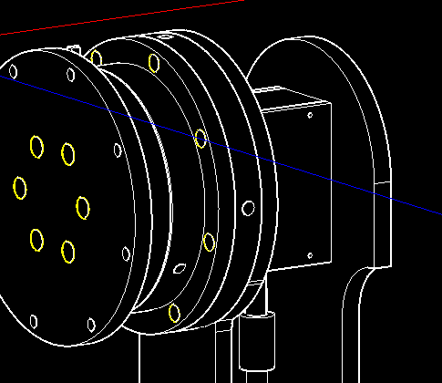 Final fastening of the bearing cup bottom, spacer, and inner arm